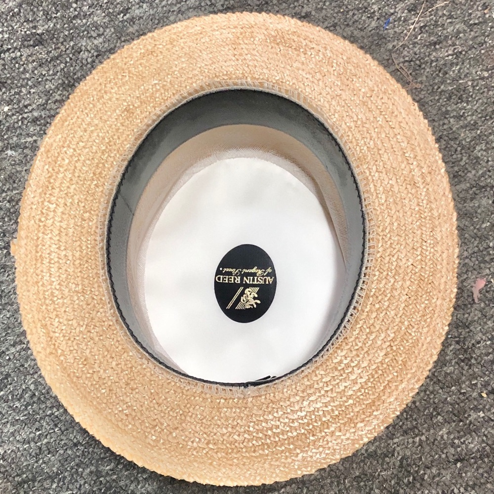 Austin Reed Straw Boater Hat - Picture 6 of 12